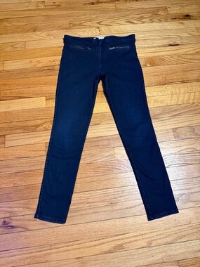 Veronica Beard Pipes & Shaw skinny jeans dark wash stretch denim zipper pocket 6